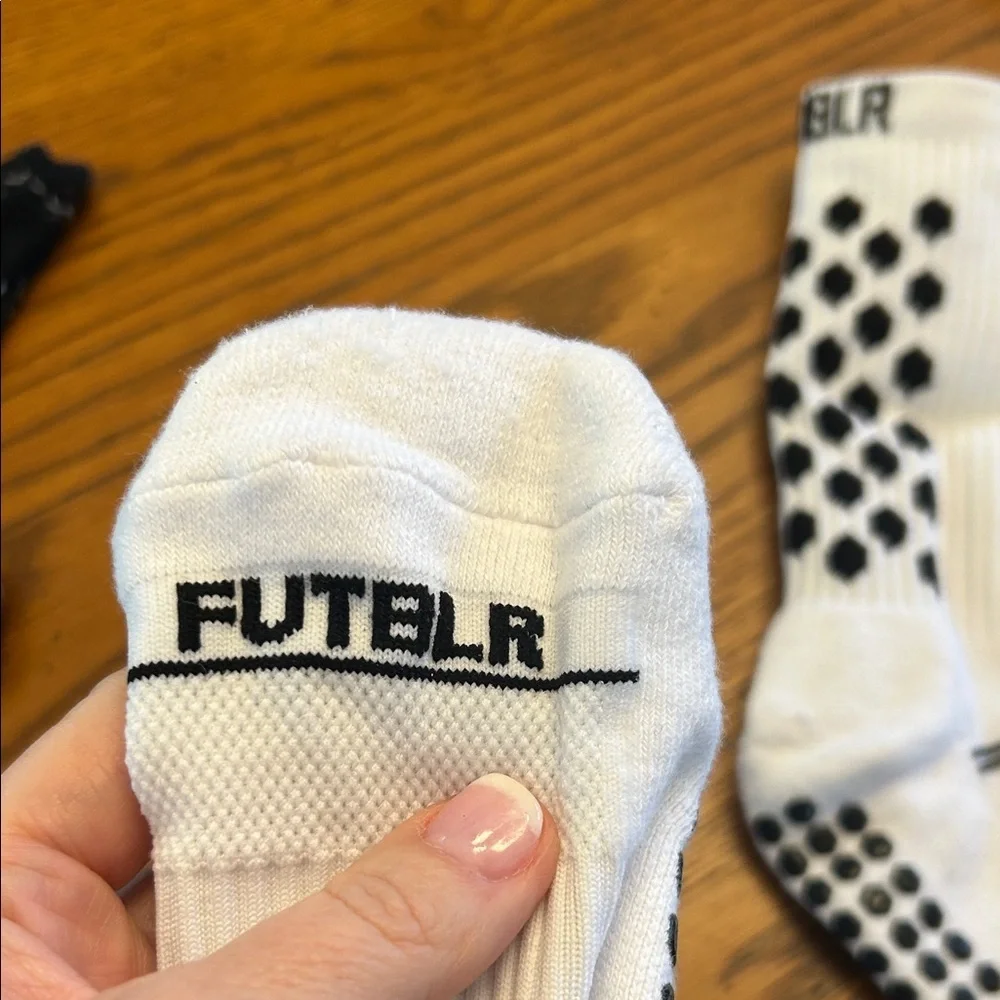 White and Black Men's Socks Sports Socks
